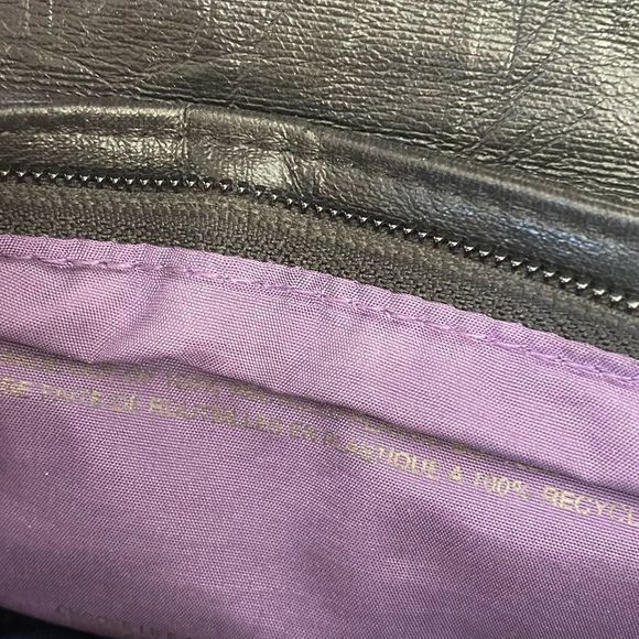 Matt & Nat Vegan Leather Black and Gold Purse - Picture 6 of 9